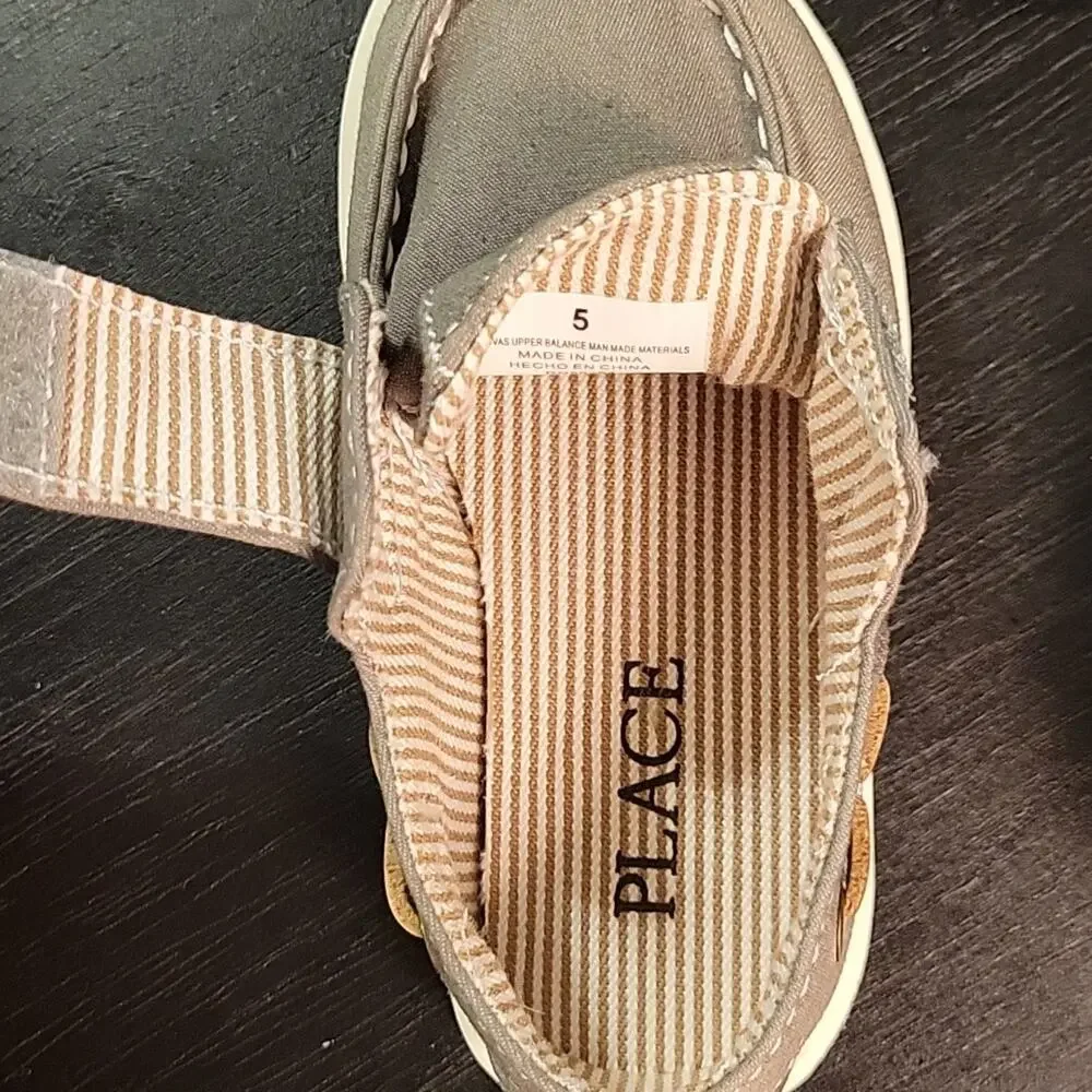 Toddler Boys Chambray Boat Shoes